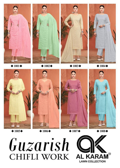 Guzarish Al Karam Cotton Karachi Salwar Suits Manufacturer Gujarat