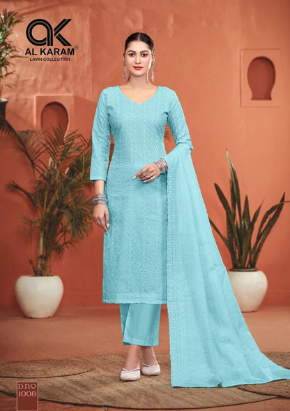 Guzarish Al Karam Cotton Karachi Salwar Suits Manufacturer Gujarat