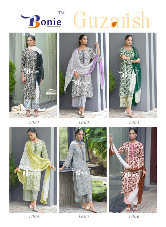 Guzarish Bonie Rayon Readymade Plazzo Style Suits Wholesaler Ahmedabad