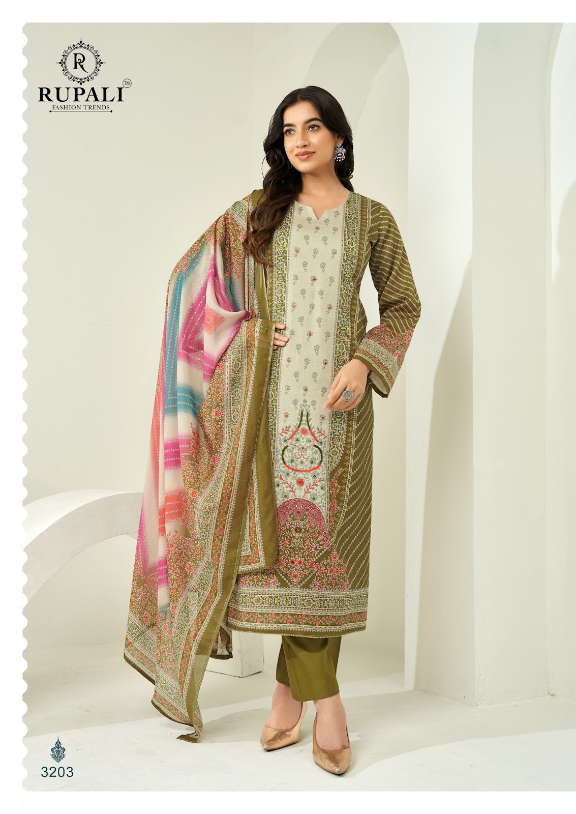 Guzarish Rupali Jam Satin Karachi Salwar Suits Supplier Gujarat