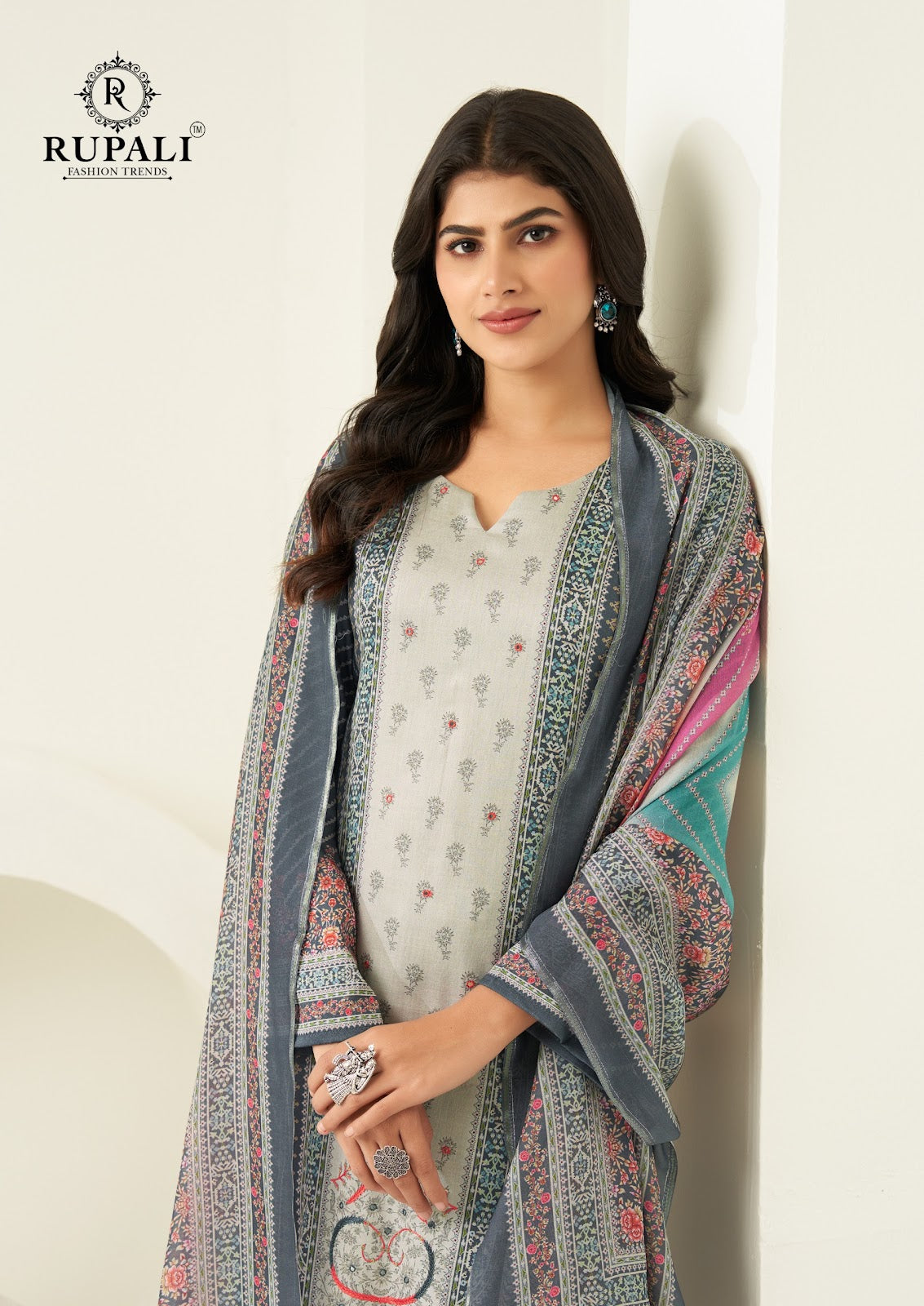 Guzarish Rupali Jam Satin Karachi Salwar Suits Supplier Gujarat