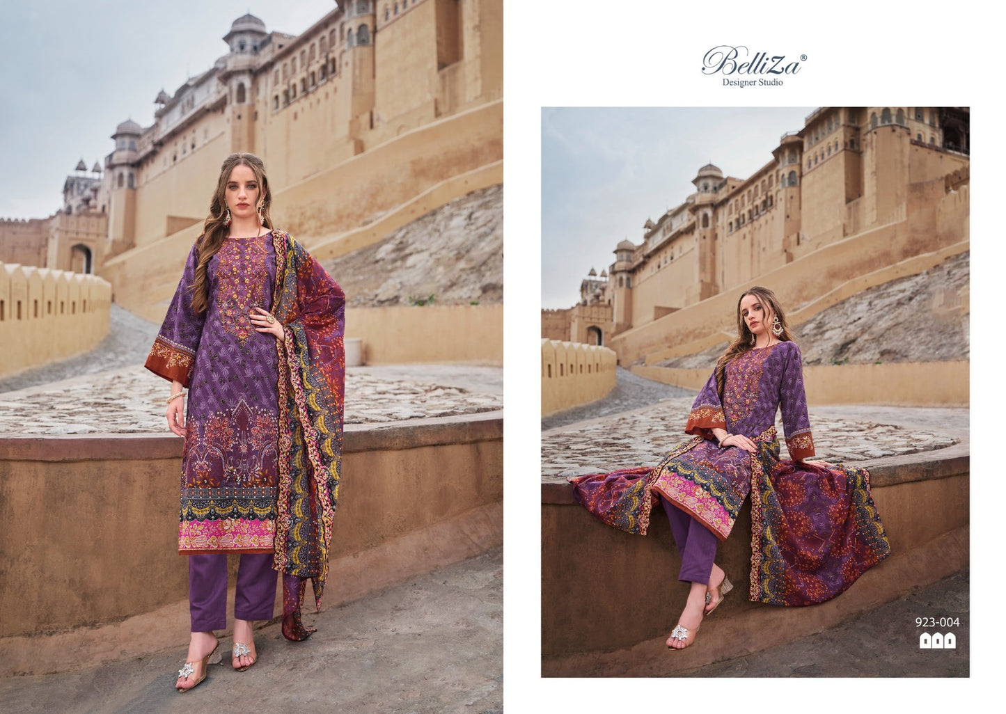 Guzarish Vol 10 Belliza Designer Studio Cotton Karachi Salwar Suits Exporter