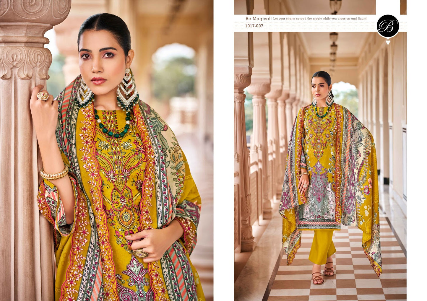 Guzarish Vol 18 Belliza Designer Studio Cotton Karachi Salwar Suits Supplier Gujarat