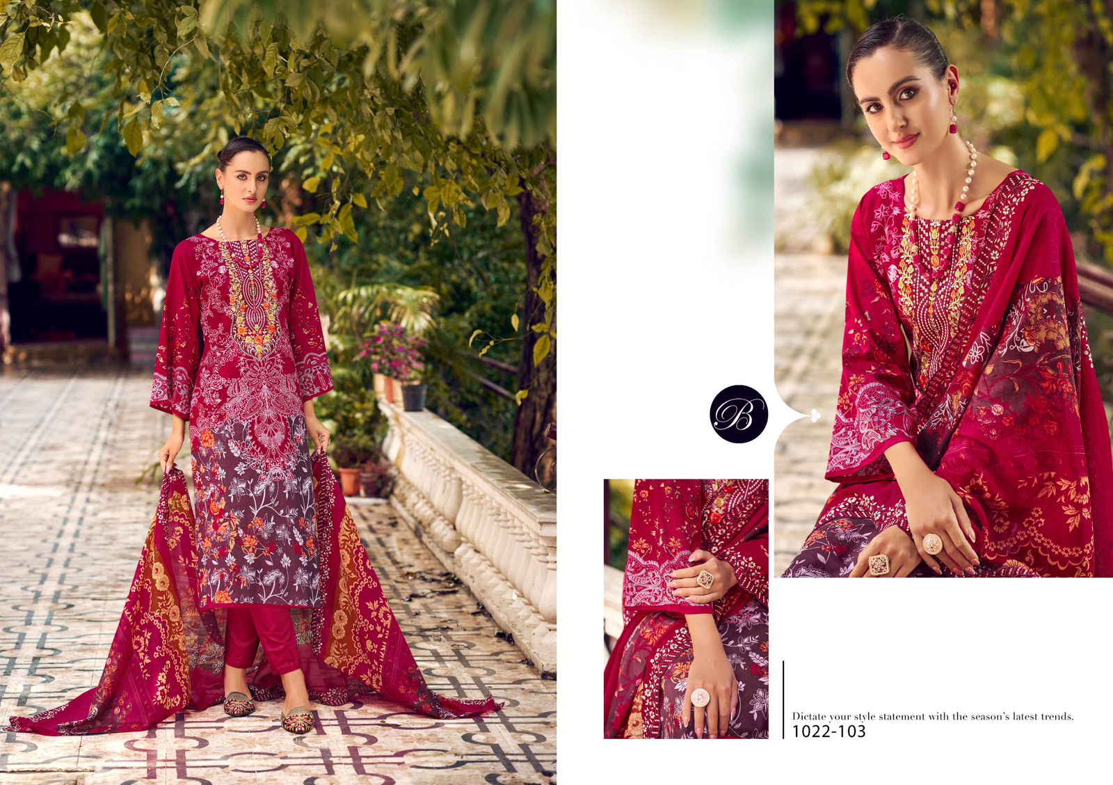 Guzarish Vol 19 Belliza Designer Studio Cotton Karachi Salwar Suits Wholesaler India