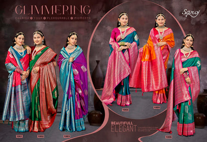 Guzarish Vol 1 Saroj Silk Sarees Exporter Gujarat