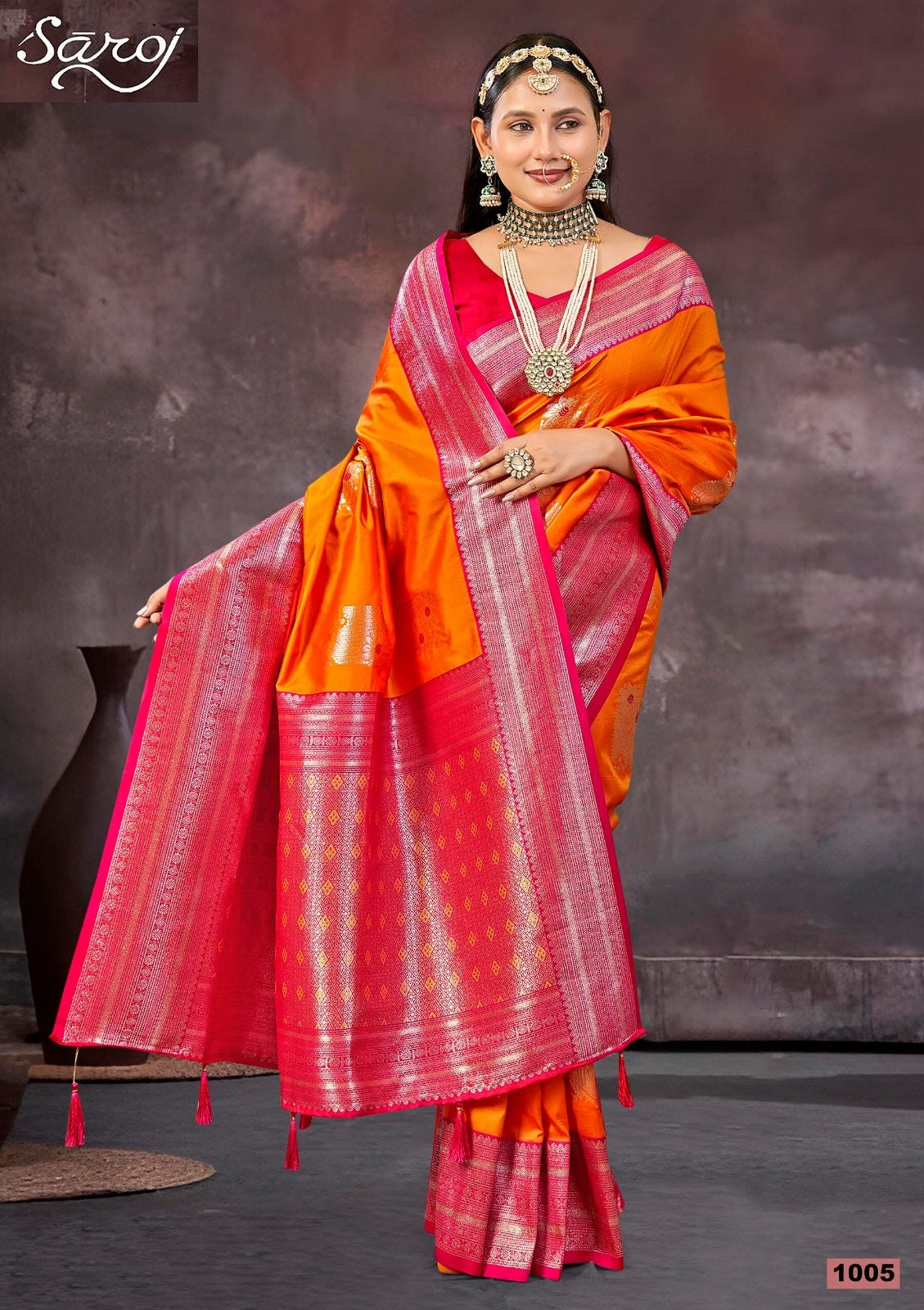 Guzarish Vol 1 Saroj Silk Sarees Exporter Gujarat