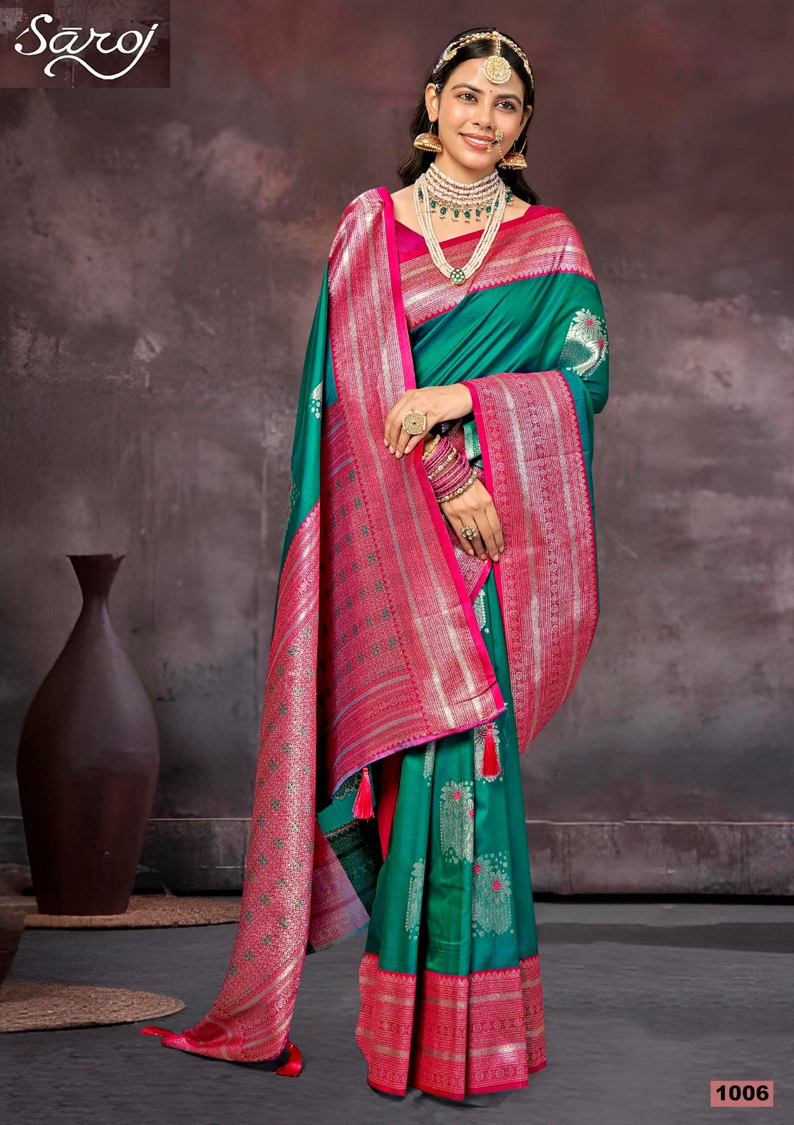Guzarish Vol 1 Saroj Silk Sarees Exporter Gujarat