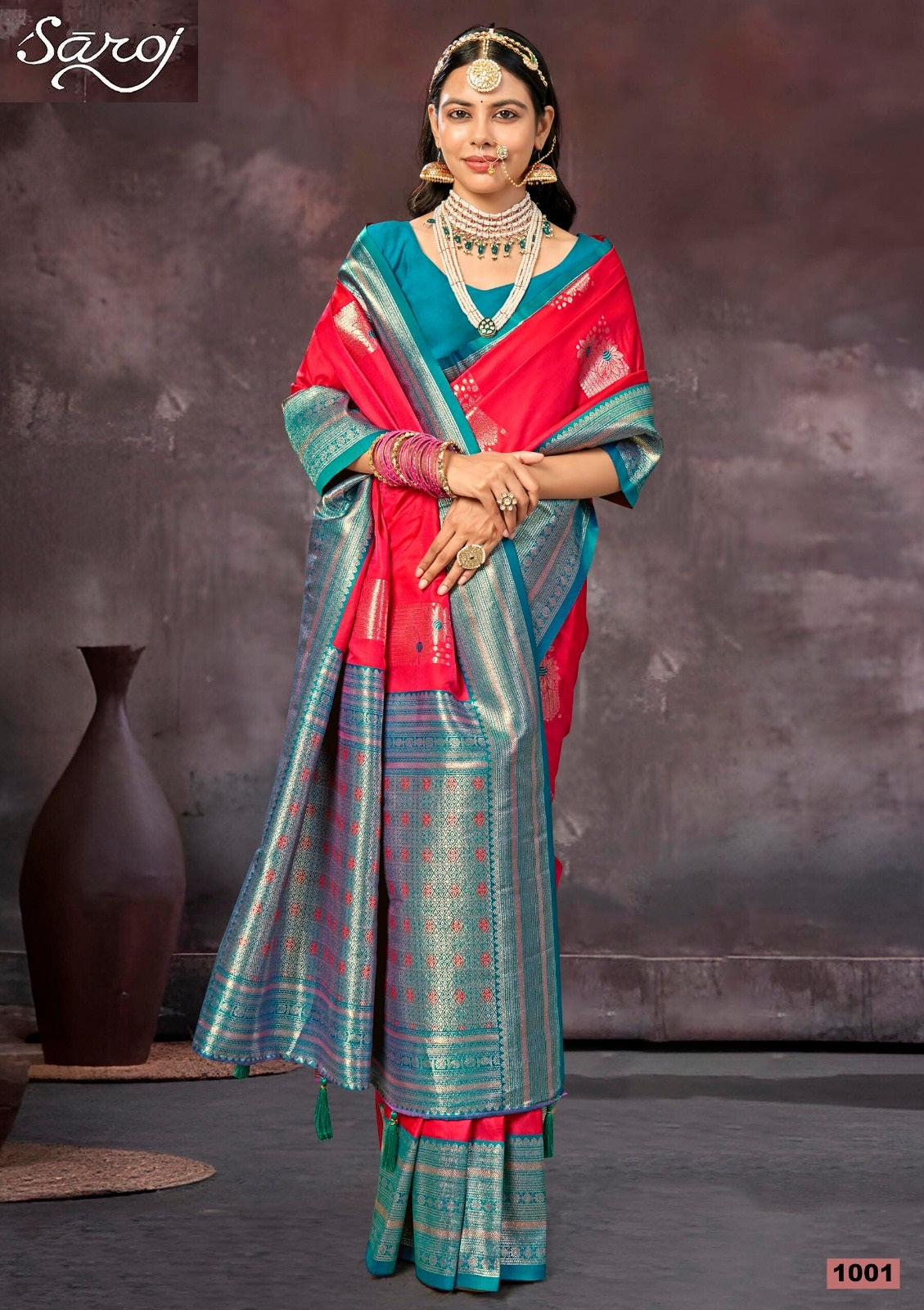 Guzarish Vol 1 Saroj Silk Sarees Exporter Gujarat