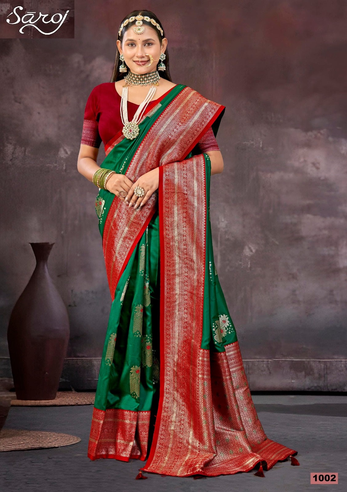 Guzarish Vol 1 Saroj Silk Sarees Exporter Gujarat