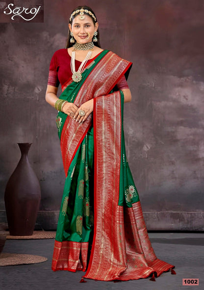 Guzarish Vol 1 Saroj Silk Sarees Exporter Gujarat