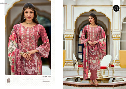 Guzarish Vol 21 Belliza Designer Studio Cotton Karachi Salwar Suits Manufacturer Ahmedabad