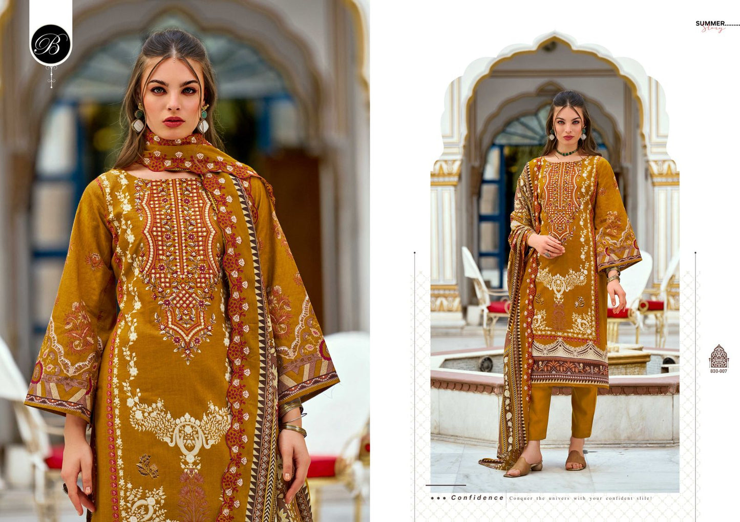 Guzarish Vol 21 Belliza Designer Studio Cotton Karachi Salwar Suits Manufacturer Ahmedabad