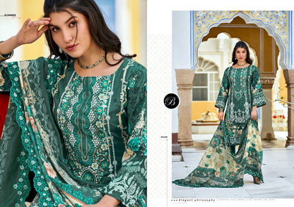 Guzarish Vol 21 Belliza Designer Studio Cotton Karachi Salwar Suits Manufacturer Ahmedabad