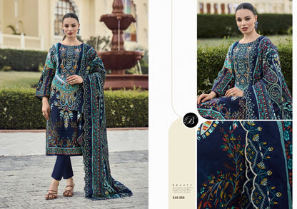 Guzarish Vol 22 Belliza Designer Studio Pure Cotton Karachi Salwar Suits Wholesaler Ahmedabad