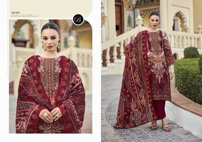 Guzarish Vol 22 Belliza Designer Studio Pure Cotton Karachi Salwar Suits Wholesaler Ahmedabad