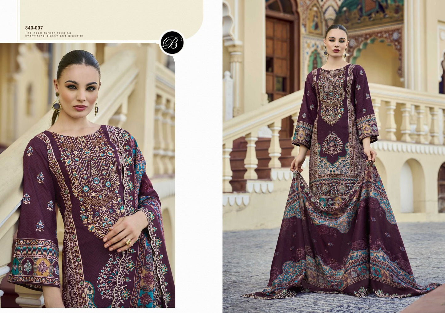 Guzarish Vol 22 Belliza Designer Studio Pure Cotton Karachi Salwar Suits Wholesaler Ahmedabad