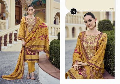 Guzarish Vol 22 Belliza Designer Studio Pure Cotton Karachi Salwar Suits Wholesaler Ahmedabad