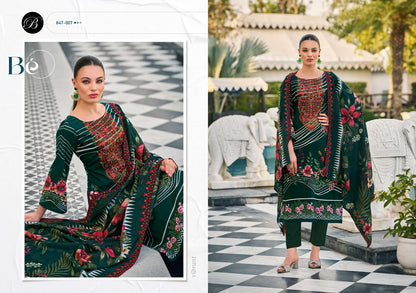 Guzarish Vol 23 Belliza Designer Studio Cotton Karachi Salwar Suits Manufacturer Gujarat