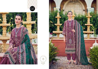 Guzarish Vol 24 Belliza Designer Studio Pure Cotton Karachi Salwar Suits Manufacturer Ahmedabad
