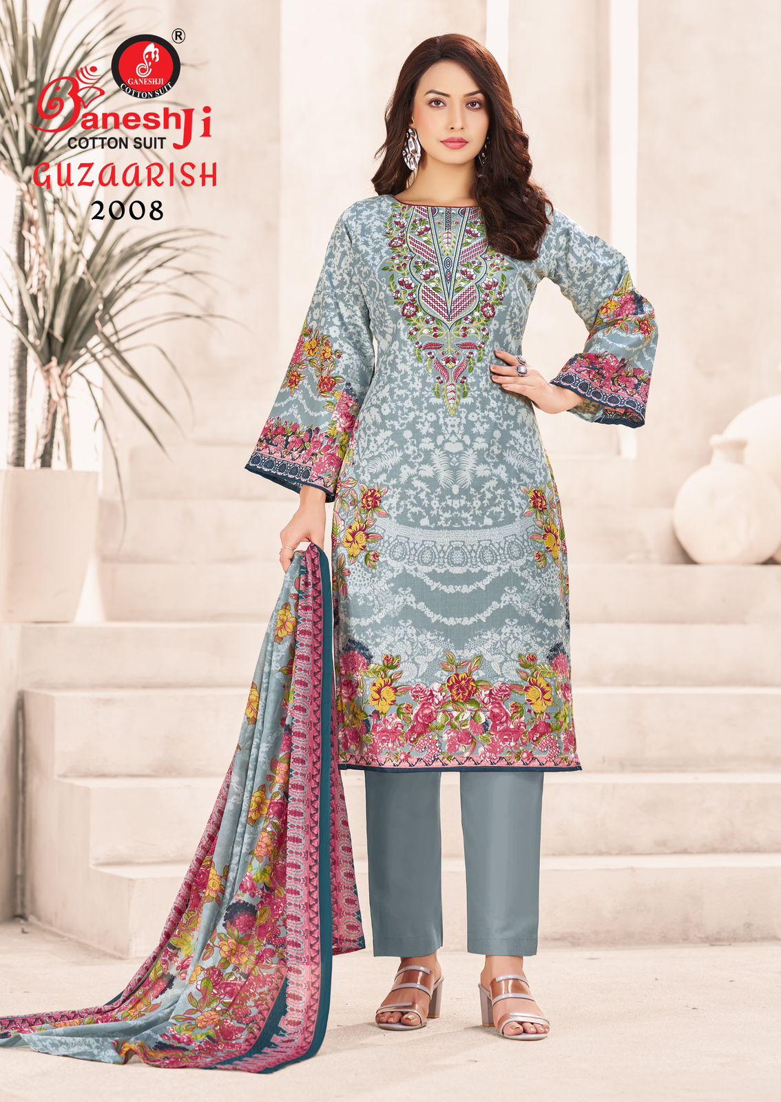 Guzarish Vol 2 Ganeshji Cotton Karachi Salwar Suits Wholesaler Ahmedabad