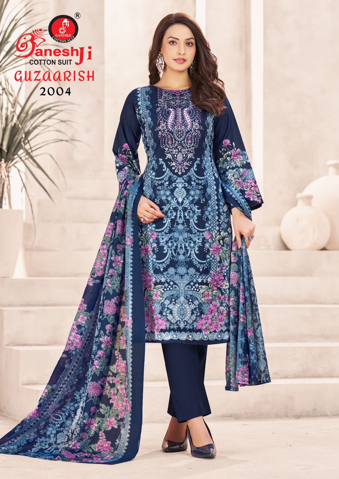 Guzarish Vol 2 Ganeshji Cotton Karachi Salwar Suits Wholesaler Ahmedabad