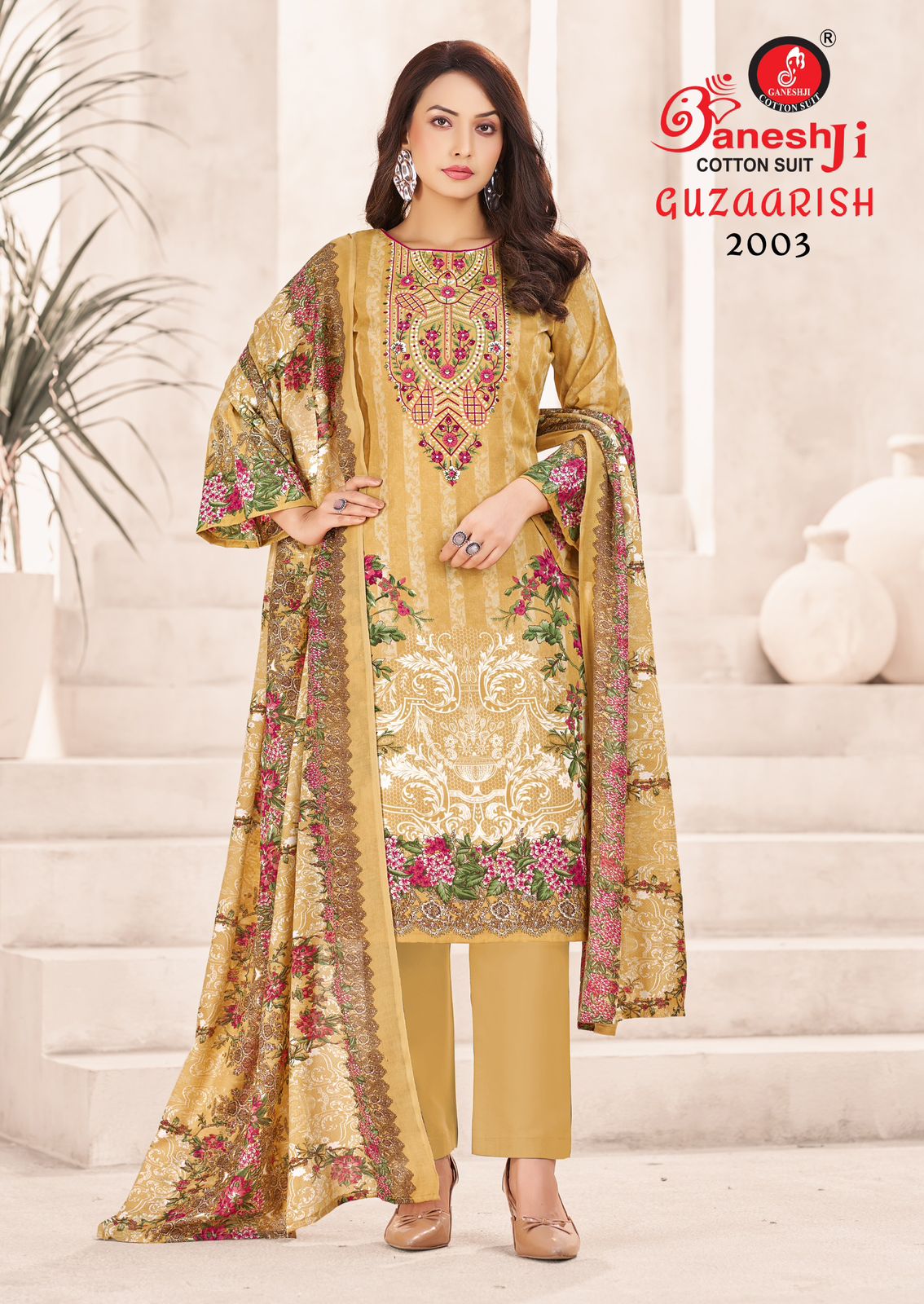 Guzarish Vol 2 Ganeshji Cotton Karachi Salwar Suits Wholesaler Ahmedabad