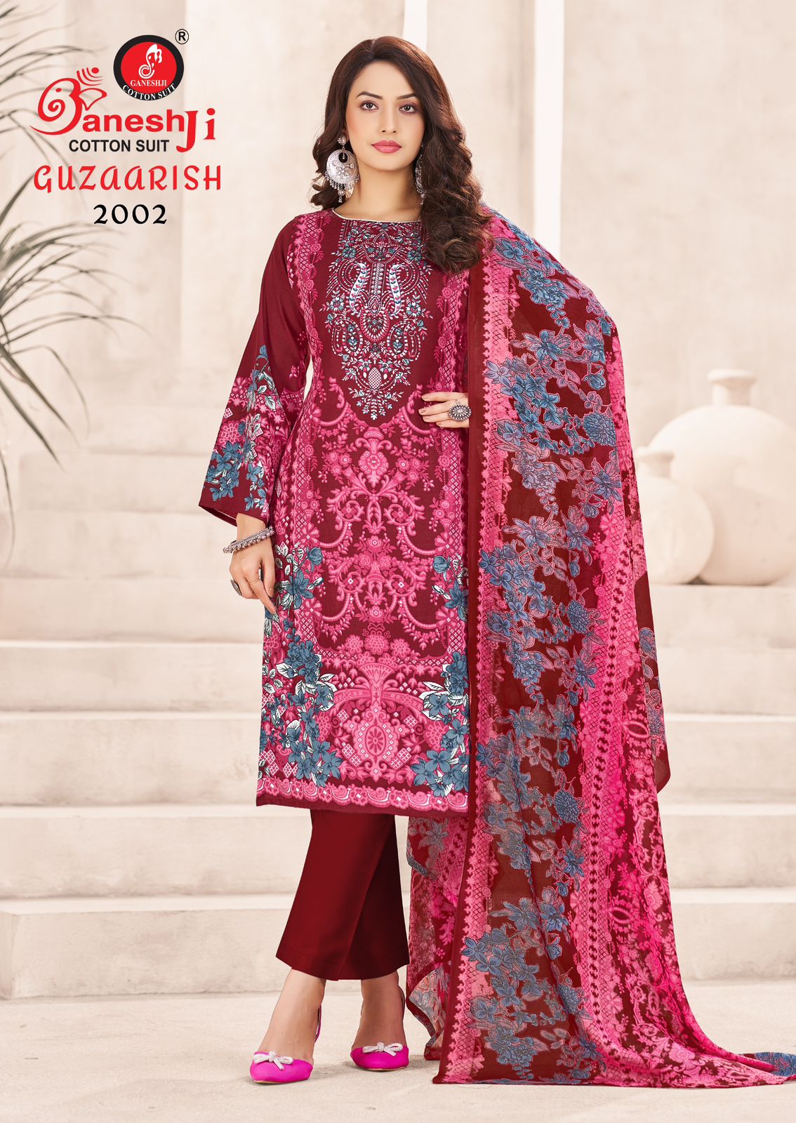 Guzarish Vol 2 Ganeshji Cotton Karachi Salwar Suits Wholesaler Ahmedabad