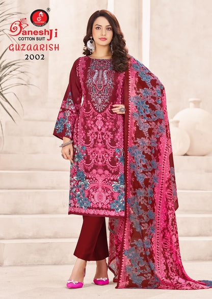 Guzarish Vol 2 Ganeshji Cotton Karachi Salwar Suits Wholesaler Ahmedabad