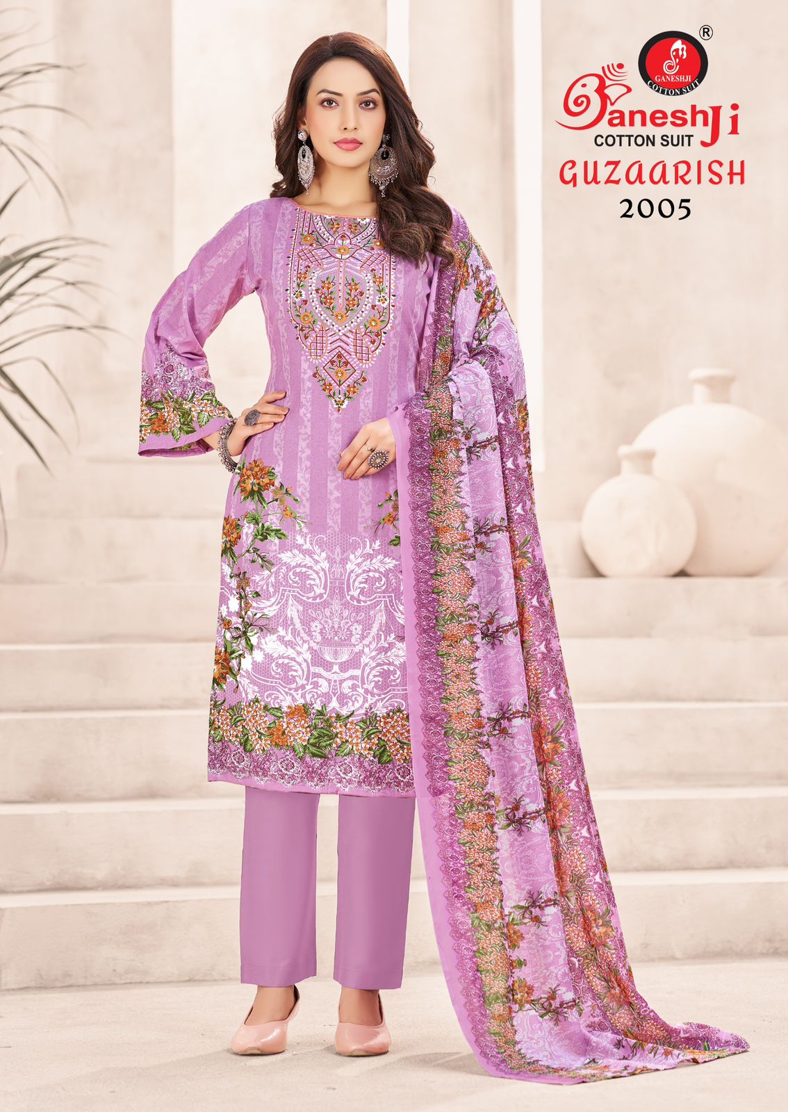 Guzarish Vol 2 Ganeshji Cotton Karachi Salwar Suits Wholesaler Ahmedabad