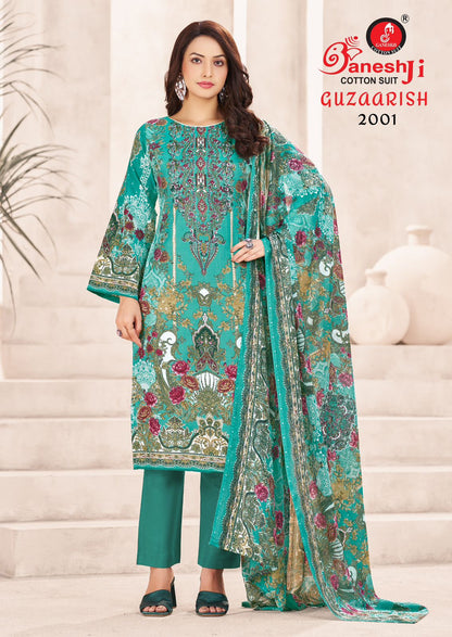 Guzarish Vol 2 Ganeshji Cotton Karachi Salwar Suits Wholesaler Ahmedabad