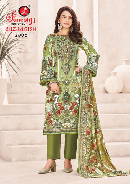 Guzarish Vol 2 Ganeshji Cotton Karachi Salwar Suits Wholesaler Ahmedabad