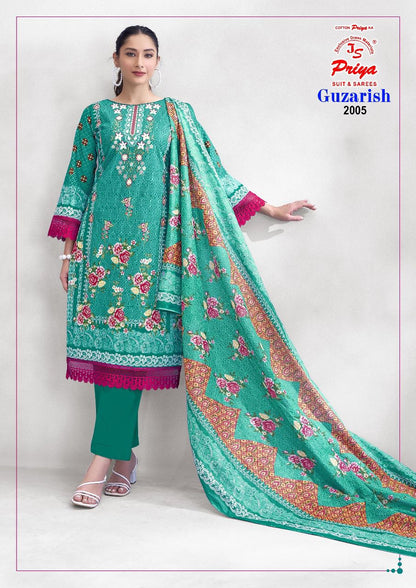 Guzarish Vol 2 Js Priya Cotton Karachi Salwar Suits Manufacturer Ahmedabad