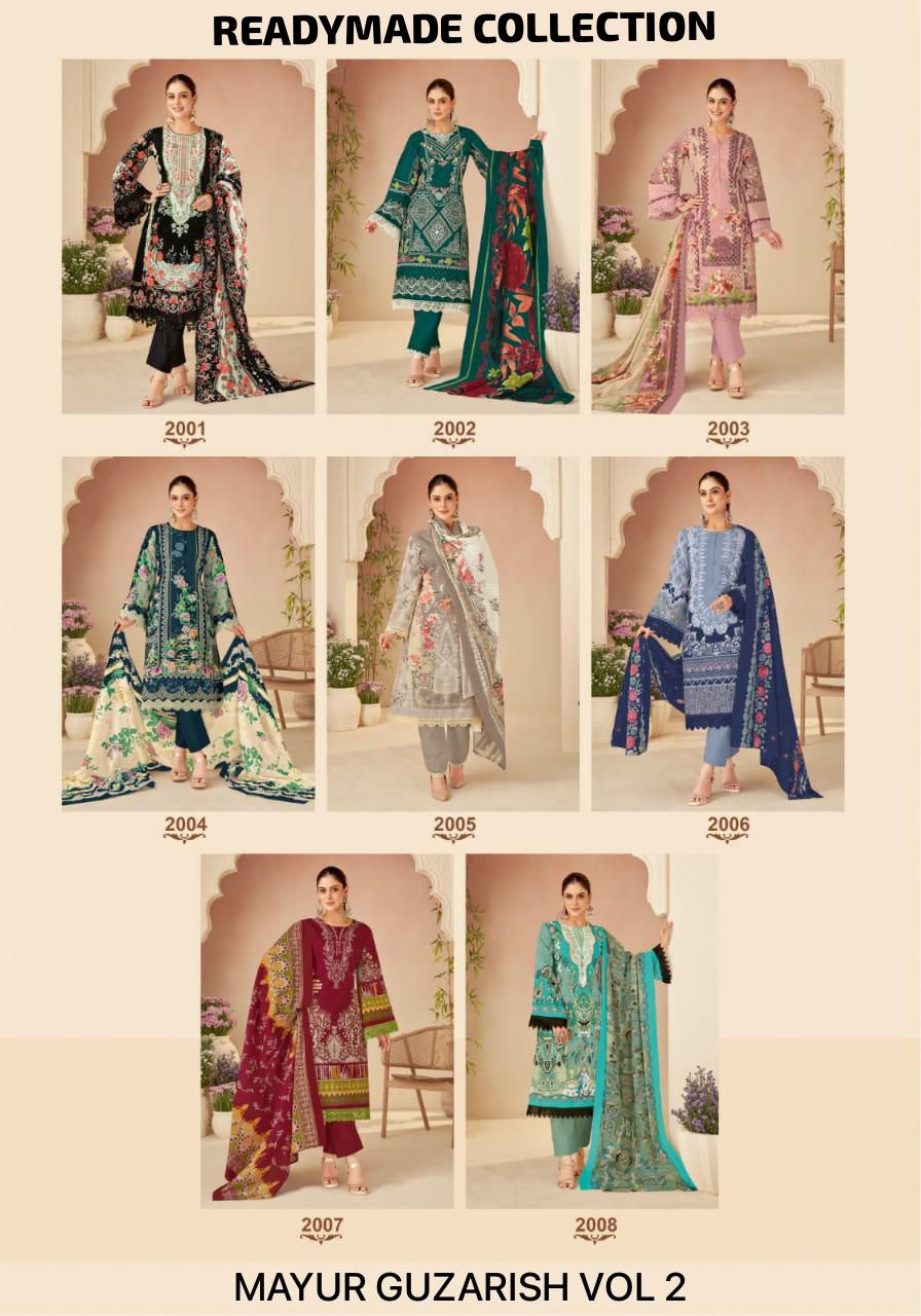 Guzarish Vol 2 Mayur Creation Cotton Karachi Readymade Suits Wholesale Price