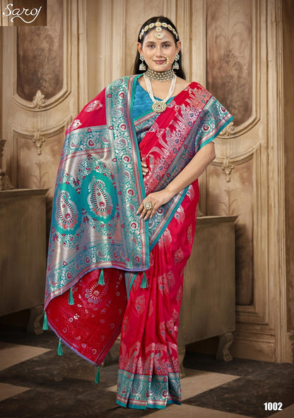 Guzarish Vol 2 Saroj Silk Sarees Exporter Gujarat