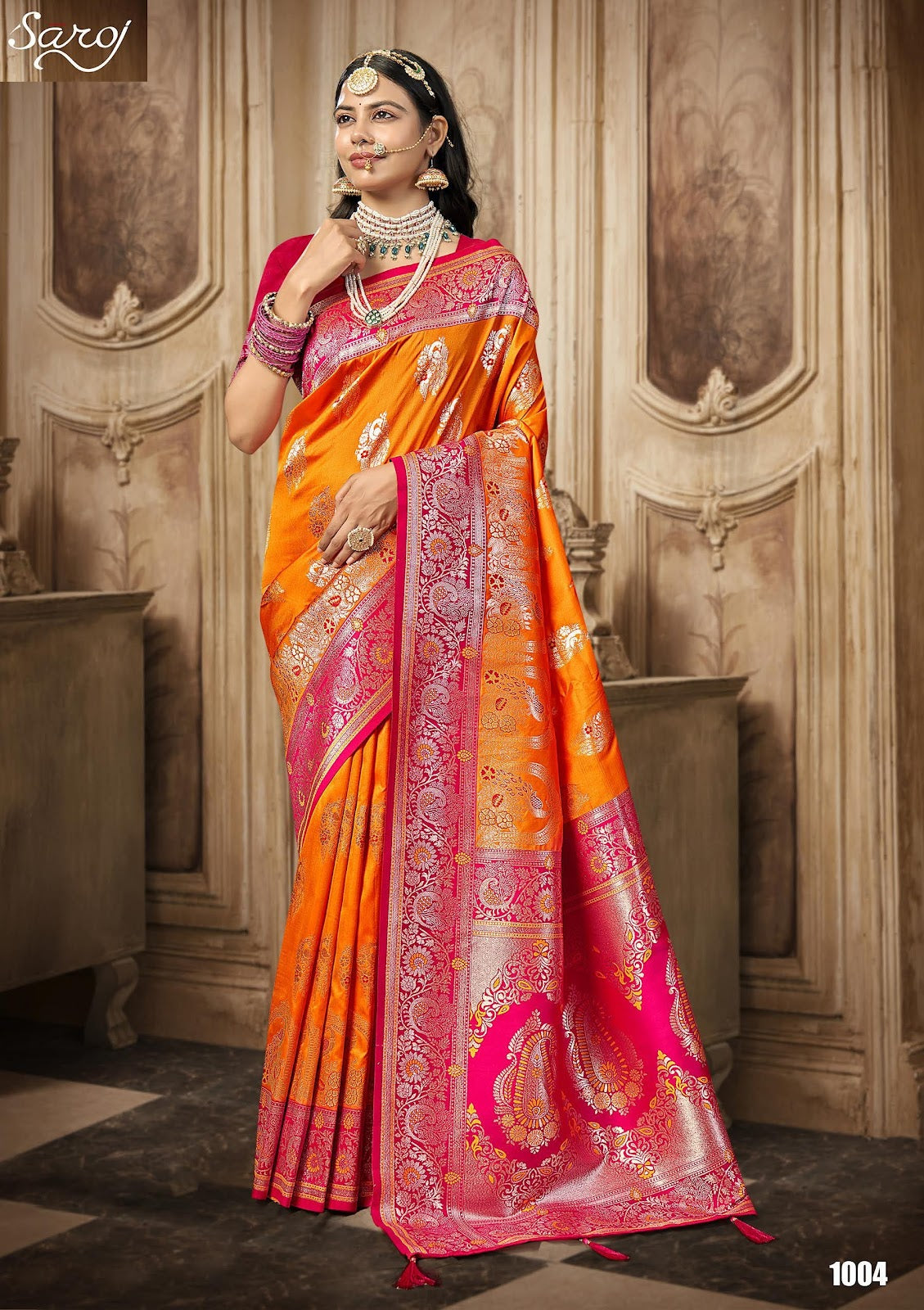 Guzarish Vol 2 Saroj Silk Sarees Exporter Gujarat