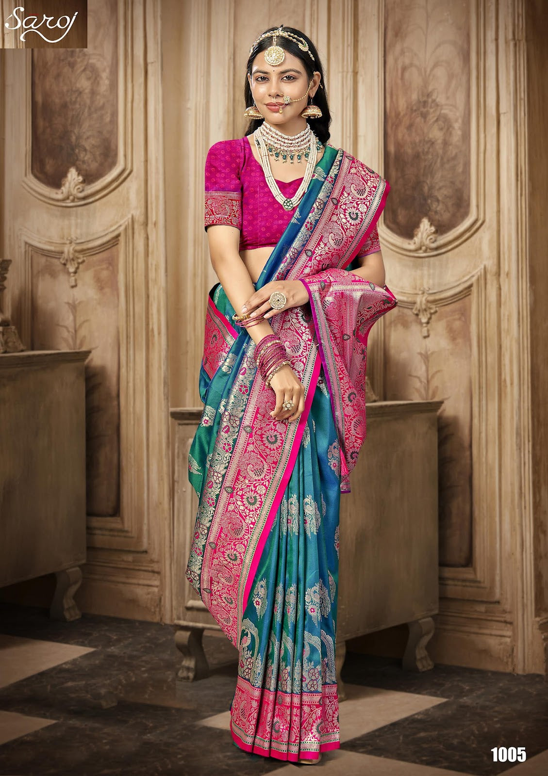 Guzarish Vol 2 Saroj Silk Sarees Exporter Gujarat