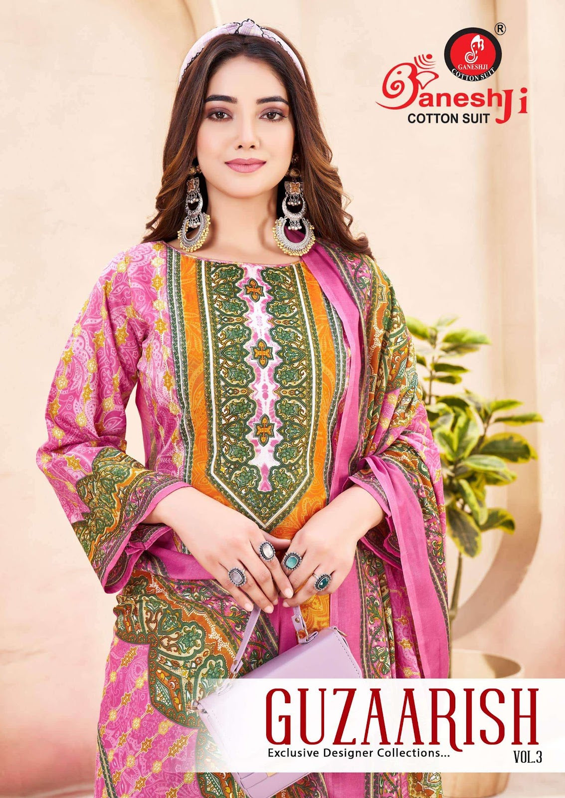 Guzarish Vol 3 Ganeshji Cotton Karachi Salwar Suits Wholesale Price