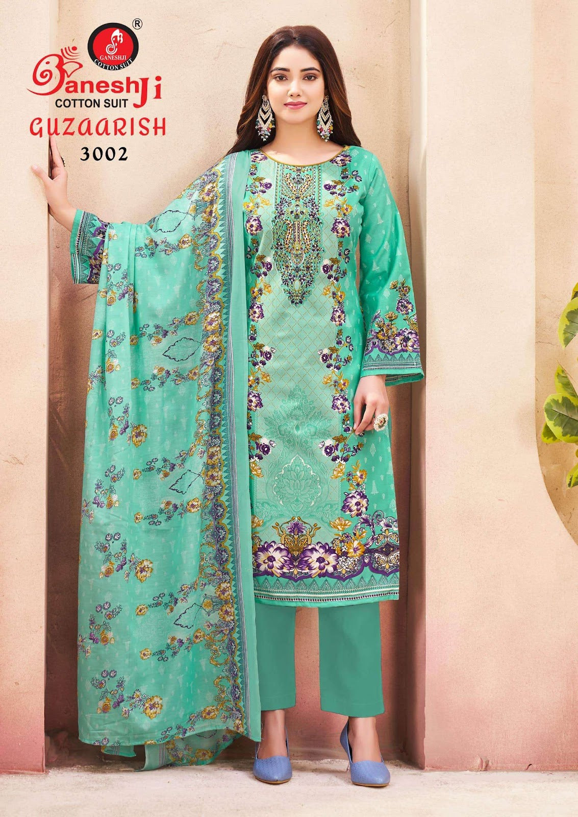 Guzarish Vol 3 Ganeshji Cotton Karachi Salwar Suits Wholesale Price