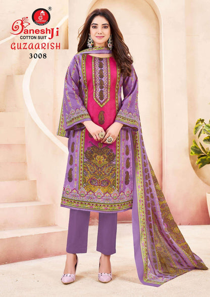 Guzarish Vol 3 Ganeshji Cotton Karachi Salwar Suits Wholesale Price
