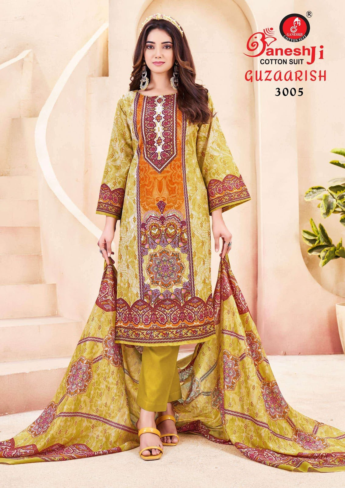 Guzarish Vol 3 Ganeshji Cotton Karachi Salwar Suits Wholesale Price