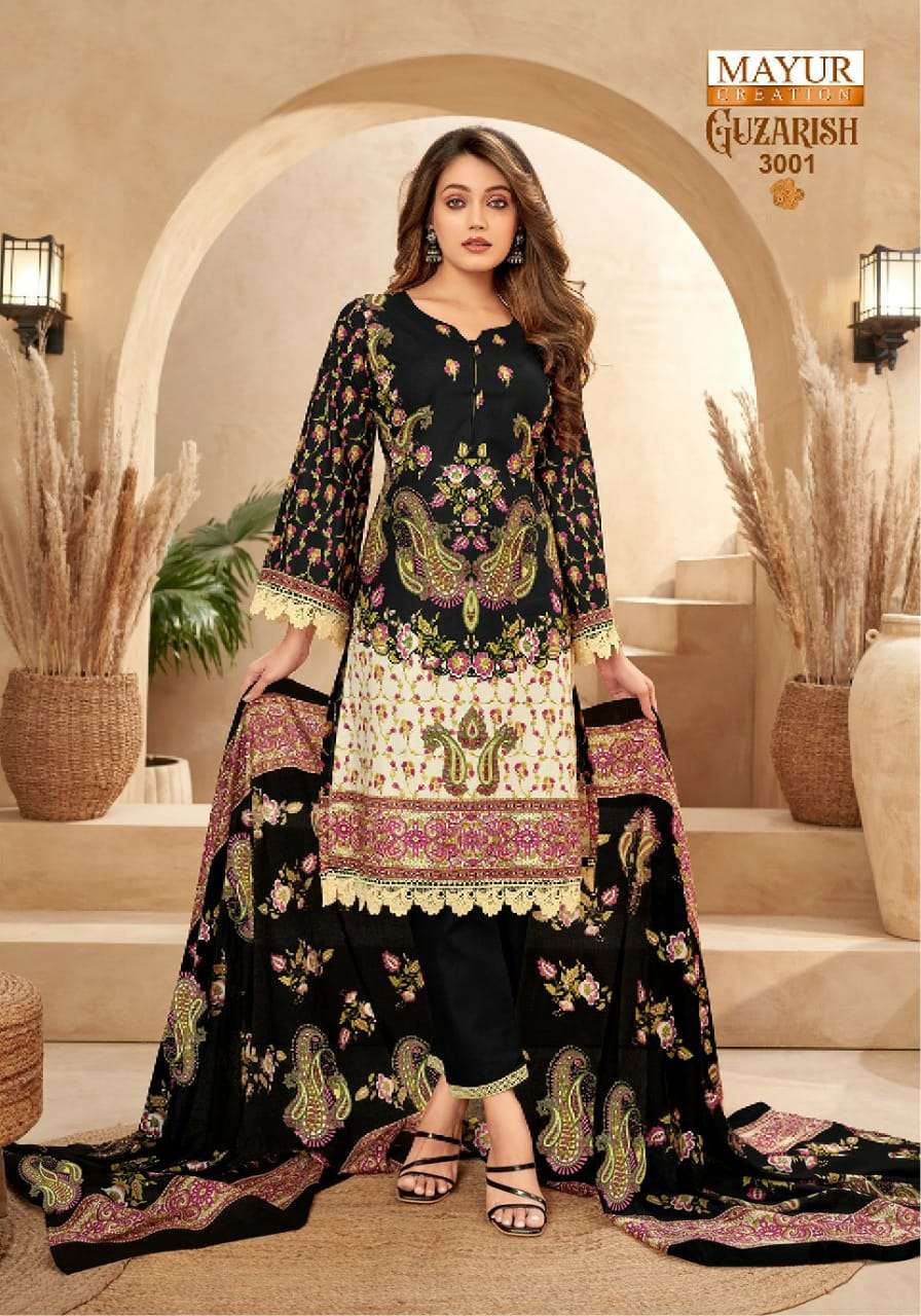 Guzarish Vol 3 Mayur Creation Cotton Karachi Salwar Suits Supplier India