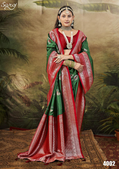 Guzarish Vol 4 Saroj Silk Sarees Exporter Gujarat