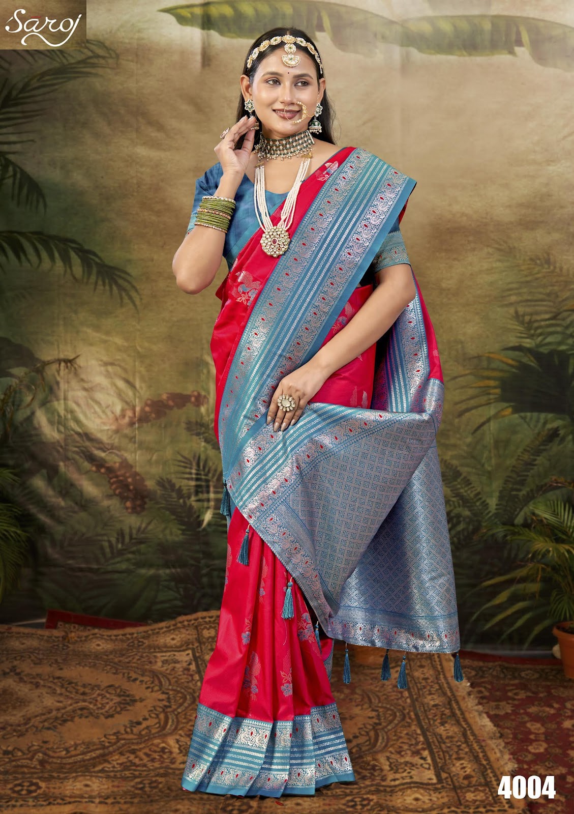 Guzarish Vol 4 Saroj Silk Sarees Exporter Gujarat