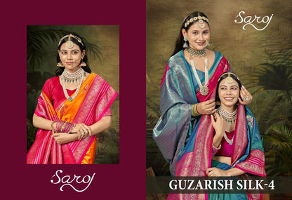 Guzarish Vol 4 Saroj Silk Sarees Exporter Gujarat