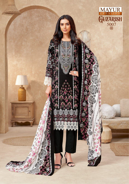Guzarish Vol 5 Mayur Creation Cotton Karachi Salwar Suits Wholesaler Gujarat