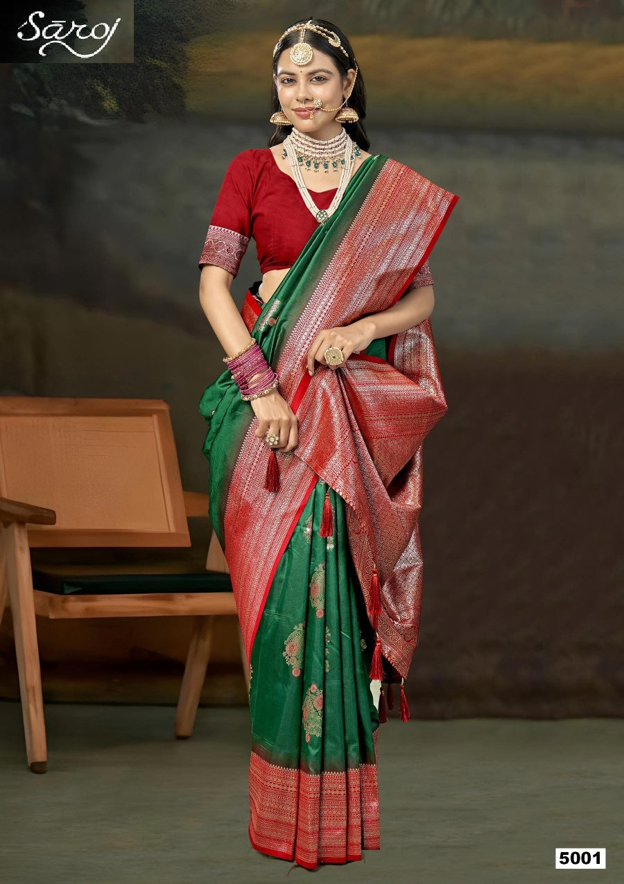 Guzarish Vol 5 Saroj Silk Sarees Exporter Gujarat