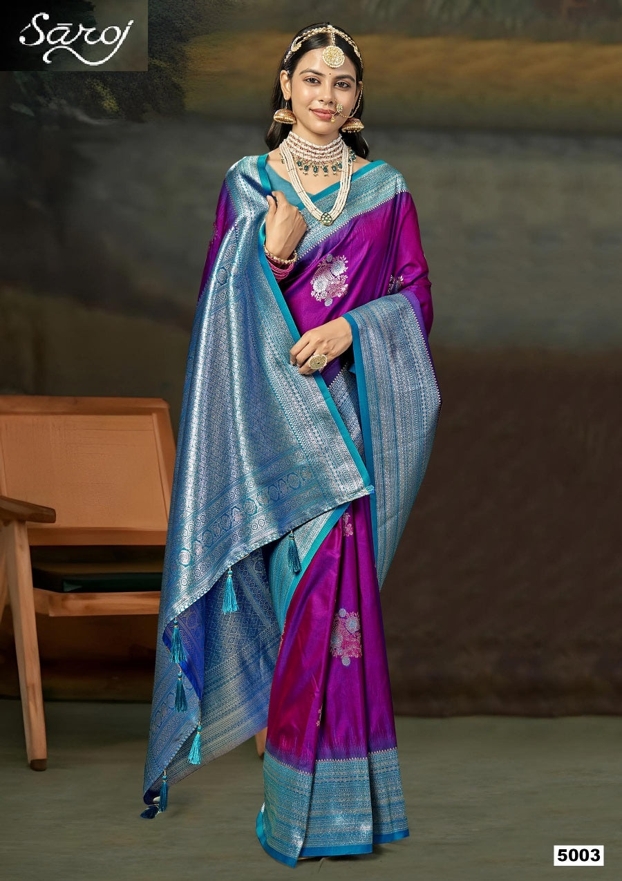 Guzarish Vol 5 Saroj Silk Sarees Exporter Gujarat