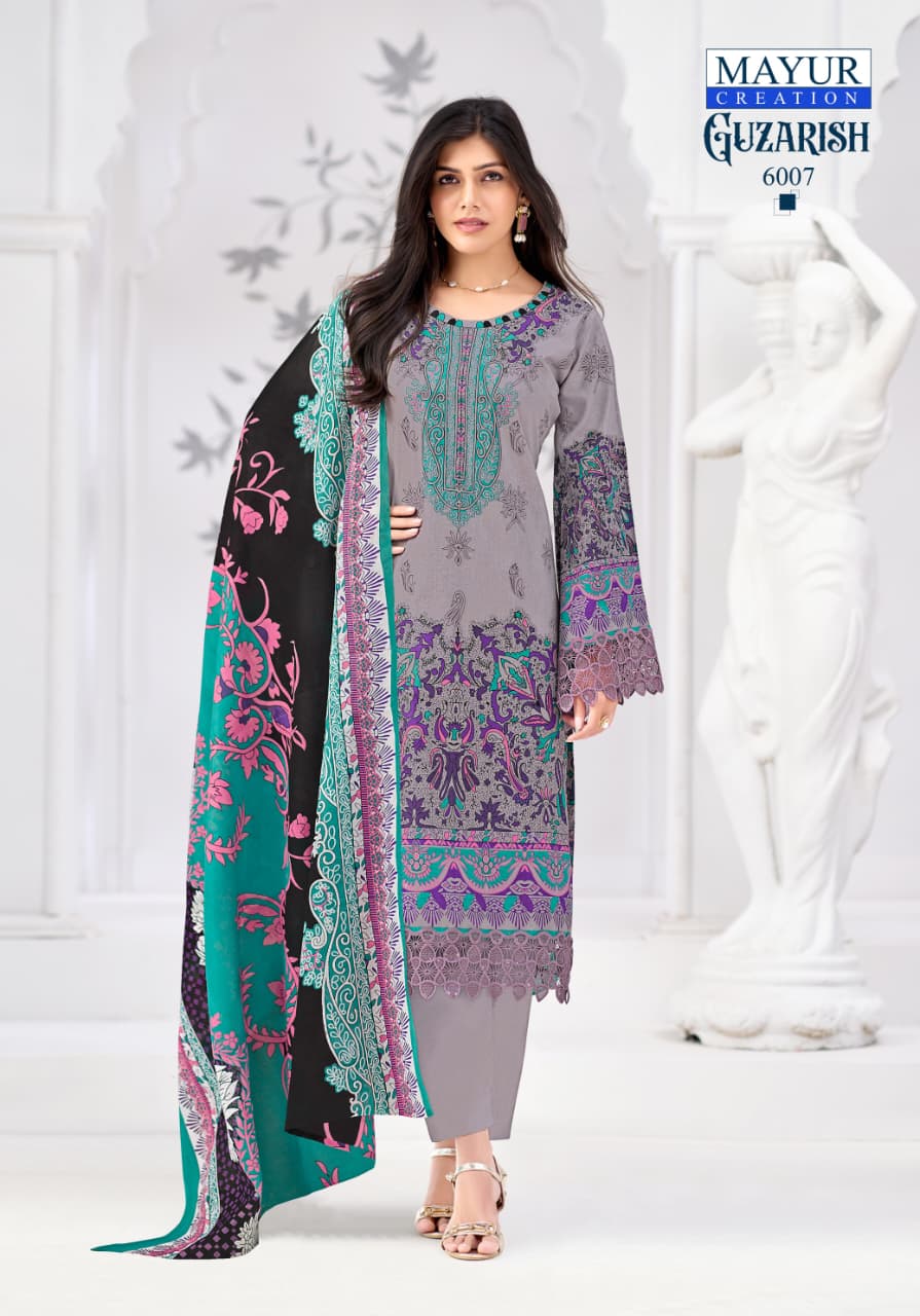 Guzarish Vol 6 Mayur Creation Cotton Karachi Salwar Suits Manufacturer Gujarat