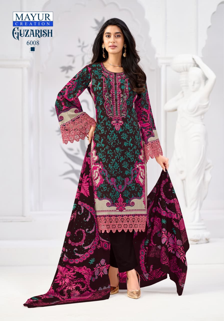 Guzarish Vol 6 Mayur Creation Cotton Karachi Salwar Suits Manufacturer Gujarat