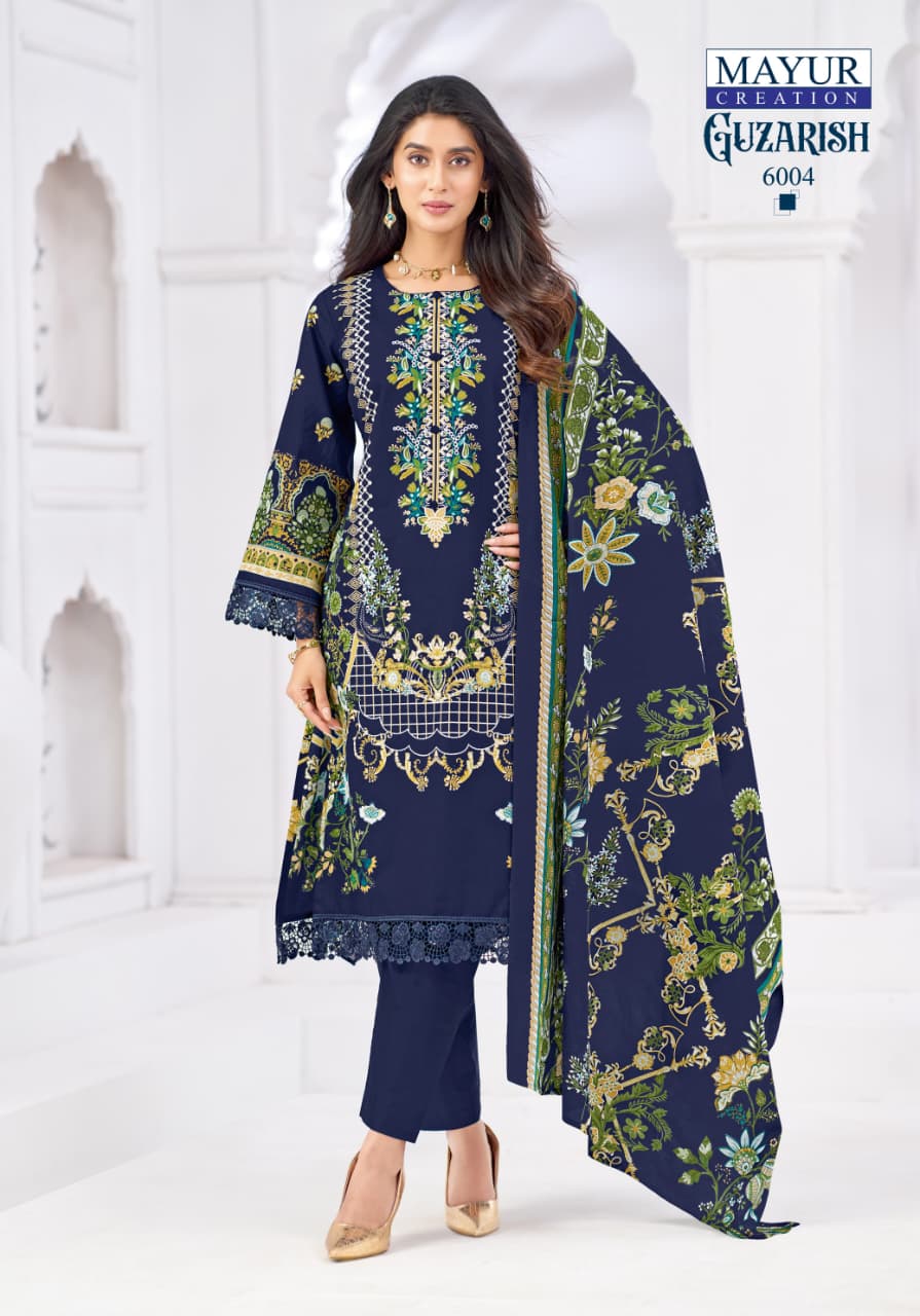 Guzarish Vol 6 Mayur Creation Cotton Karachi Salwar Suits Manufacturer Gujarat